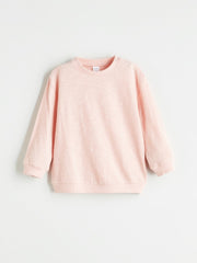 LCW Baby Crew Neck Basic Baby Girls Sweatshirt 3-Packs