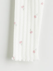 LCW Baby Ecru Elastic Waist Baby Girl Leggings 3-Pack