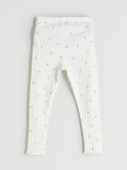 LCW Baby Ecru Elastic Waist Baby Girl Leggings 3-Pack