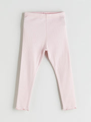 LCW Baby Ecru Elastic Waist Baby Girl Leggings 3-Pack