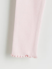 LCW Baby Ecru Elastic Waist Baby Girl Leggings 3-Pack