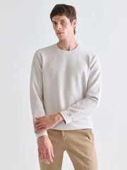 LCW Classic Crew Neck Long Sleeve Men Textured Sweatshirt