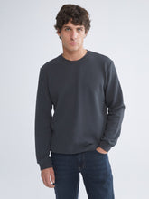 LCW Classic Crew Neck Long Sleeve Men Textured Sweatshirt
