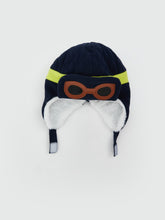 LCW Accessories Navy Blue Embroidered BoyS Snow Hat