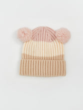 LCW Accessories Ecru Ear Detailed Baby Girl Beanie