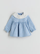 LCW Baby Blue Floral Baby Girl 2 Yarn Dress