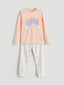 LCW Kids Crew Neck Girls Pyjama Set