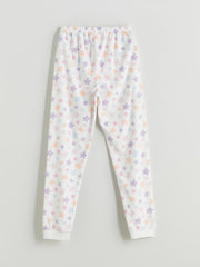 LCW Kids Crew Neck Girls Pyjama Set