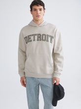 Xside Beige Long Sleeve Printed Men Hoodie