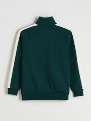 Xside Funnel Neck Printed Men Sweatshirt