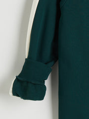 Xside Funnel Neck Printed Men Sweatshirt