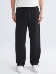Xside Black Relaxed Fit Men Tracksuit Bottoms