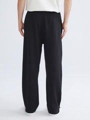 Xside Black Relaxed Fit Men Tracksuit Bottoms