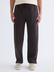 Xside Black Relaxed Fit Men Tracksuit Bottoms