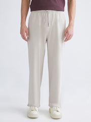 Xside Black Relaxed Fit Men Tracksuit Bottoms