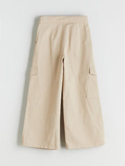 LCW Kids Wideleg Girls Cargo Pants