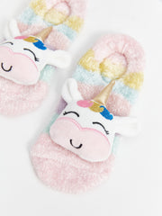 LCW Kids Mixed Non-Slip Sole Girls Home Socks