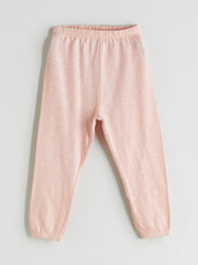 LCW Baby Elastic Waist Basic Baby Girls Pyjama Bottoms 3-Pack