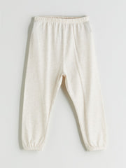 LCW Baby Elastic Waist Basic Baby Girls Pyjama Bottoms 3-Pack