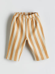 LCW Baby Indigo Crew Neck Printed Baby Boy Sweatshirt And Tracksuit Bottom 2-Pack