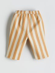 LCW Baby Indigo Crew Neck Printed Baby Boy Sweatshirt And Tracksuit Bottom 2-Pack