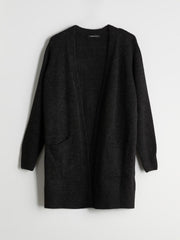 LCW Classic Brown Shawl Collar Women Knitwear Cardigan