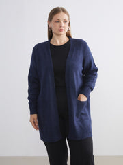 LCW Classic Brown Shawl Collar Women Knitwear Cardigan