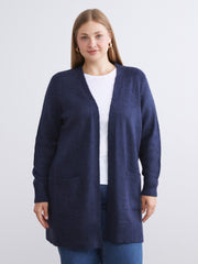 LCW Classic Brown Shawl Collar Women Knitwear Cardigan