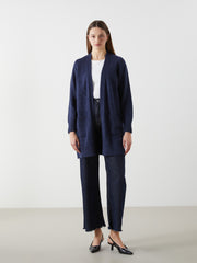 LCW Classic Brown Shawl Collar Women Knitwear Cardigan