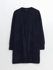 LCW Classic Brown Shawl Collar Women Knitwear Cardigan