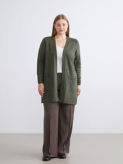 LCW Classic Brown Shawl Collar Women Knitwear Cardigan