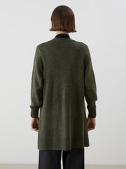 LCW Classic Brown Shawl Collar Women Knitwear Cardigan