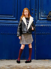 LCW Kids Green Elastic Waist Plaid Girls Shorts Skirt