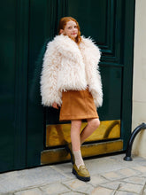 LCW Kids Brown Elastic Waist Suede Girl Skirt