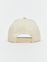 LCW Accessories Beige La Embroidered BoyS Cap Hat