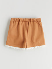 LCW Kids Elasticated Waist Girls Shorts And Tights 2 Pack Set