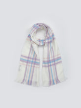 LCW Accessories Pink Plaid Patterned GirlS Scarf