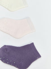 LCW Baby Pink Basic Baby Girl Towel Socks 5-Pack