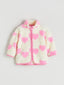 LCW Baby Ecru Heart Patterned Baby Girl Cardigan