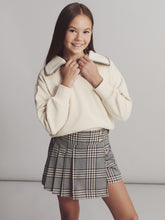 LCW Kids Polo Neck Girls Sweatshirt