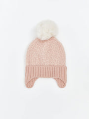 LCW Baby Pom Pom Detail Baby Girl Beanie