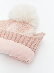 LCW Baby Pom Pom Detail Baby Girl Beanie