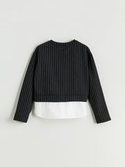 LCW Kids Crew Neck Girls Sweatshirt And Pants