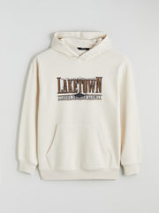 Xside Man Beige Hoodie