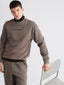 Xside Crew Neck Embroidered Men Thick Sweatshirt
