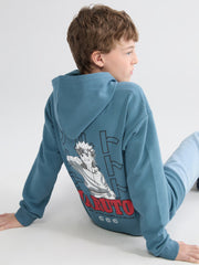 LCW Kids Hooded Naruto Printed Boys Sweatshirt