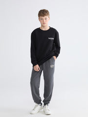 LCW Kids Crew Neck Printed Boys Thick Sweatshirt