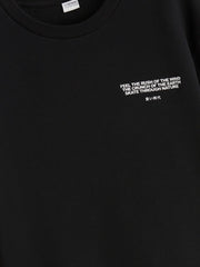 LCW Kids Crew Neck Printed Boys Thick Sweatshirt