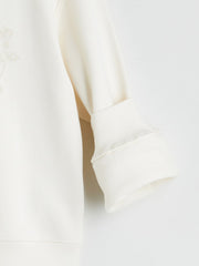 LCW Kids Crew Neck GirlS Thick Sweatshirt