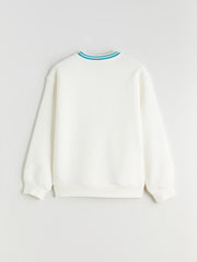 LCW Kids London Printed Girls Thick Sweatshirt